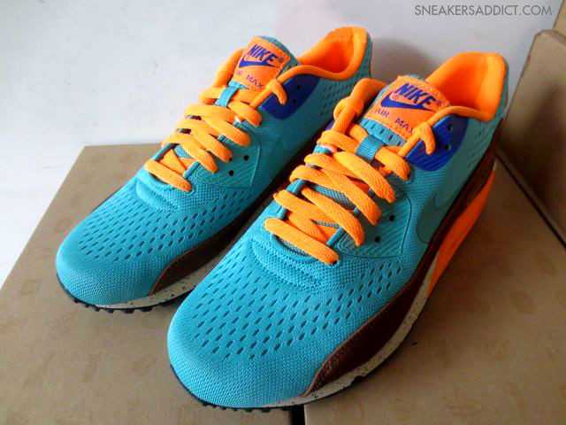 orange blue air max 90