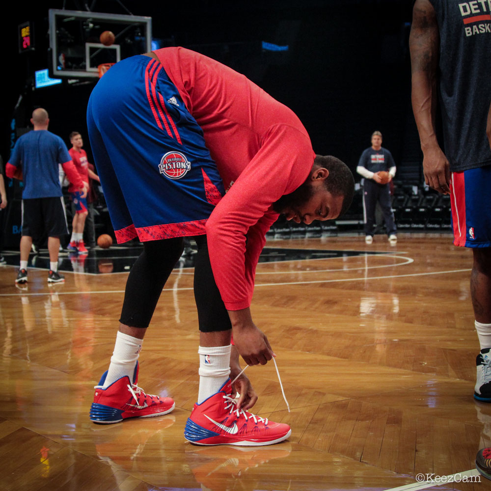 Greg Monroe wearing Nike Hyperdunk 2013 iD (2)