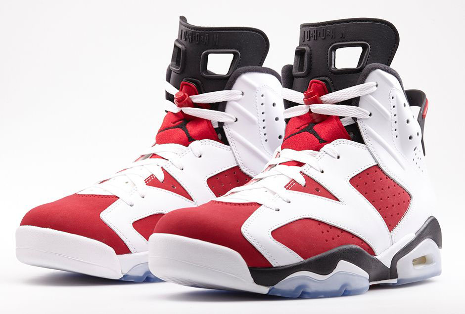 An Official Look at the 'Carmine' Air Jordan 6 Retro Sole Collector