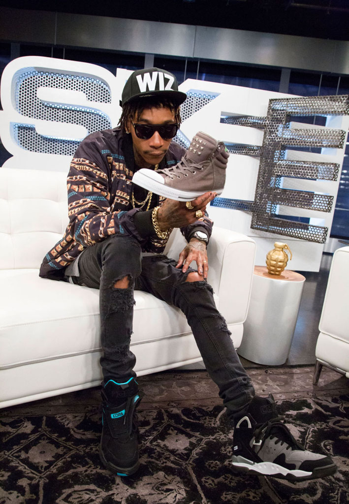 Wiz Khalifa wearing Converse Aerojam