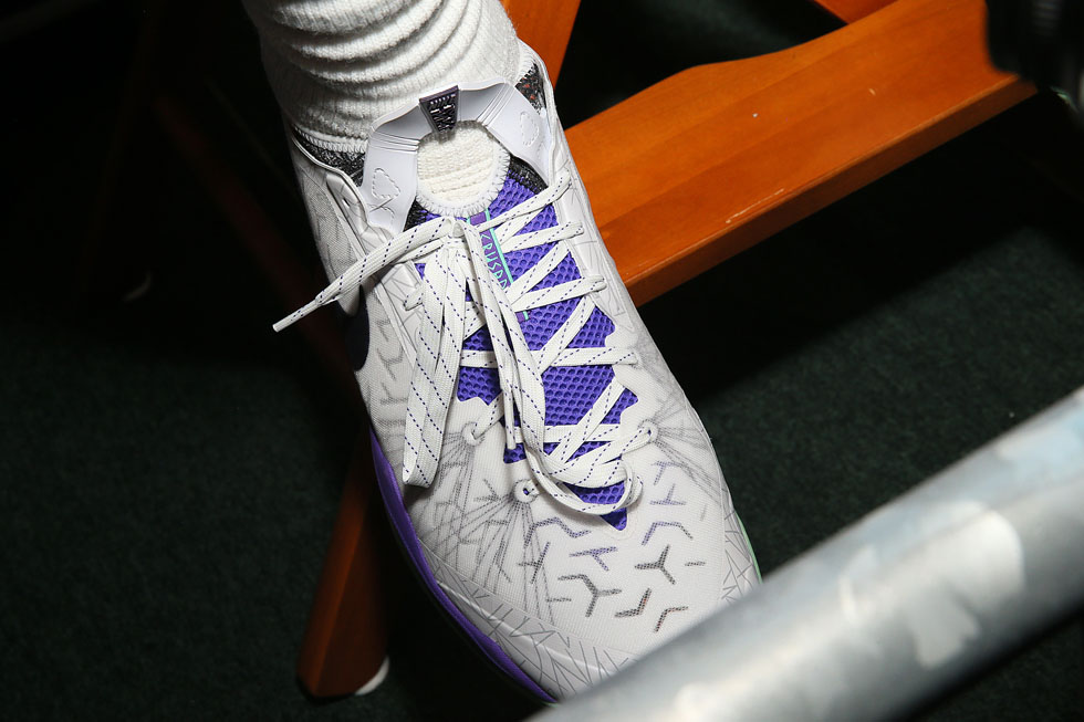 Paul Millsap wearing Nike Zoom Crusader PE