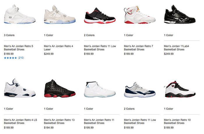 finish line jordan shoes sale