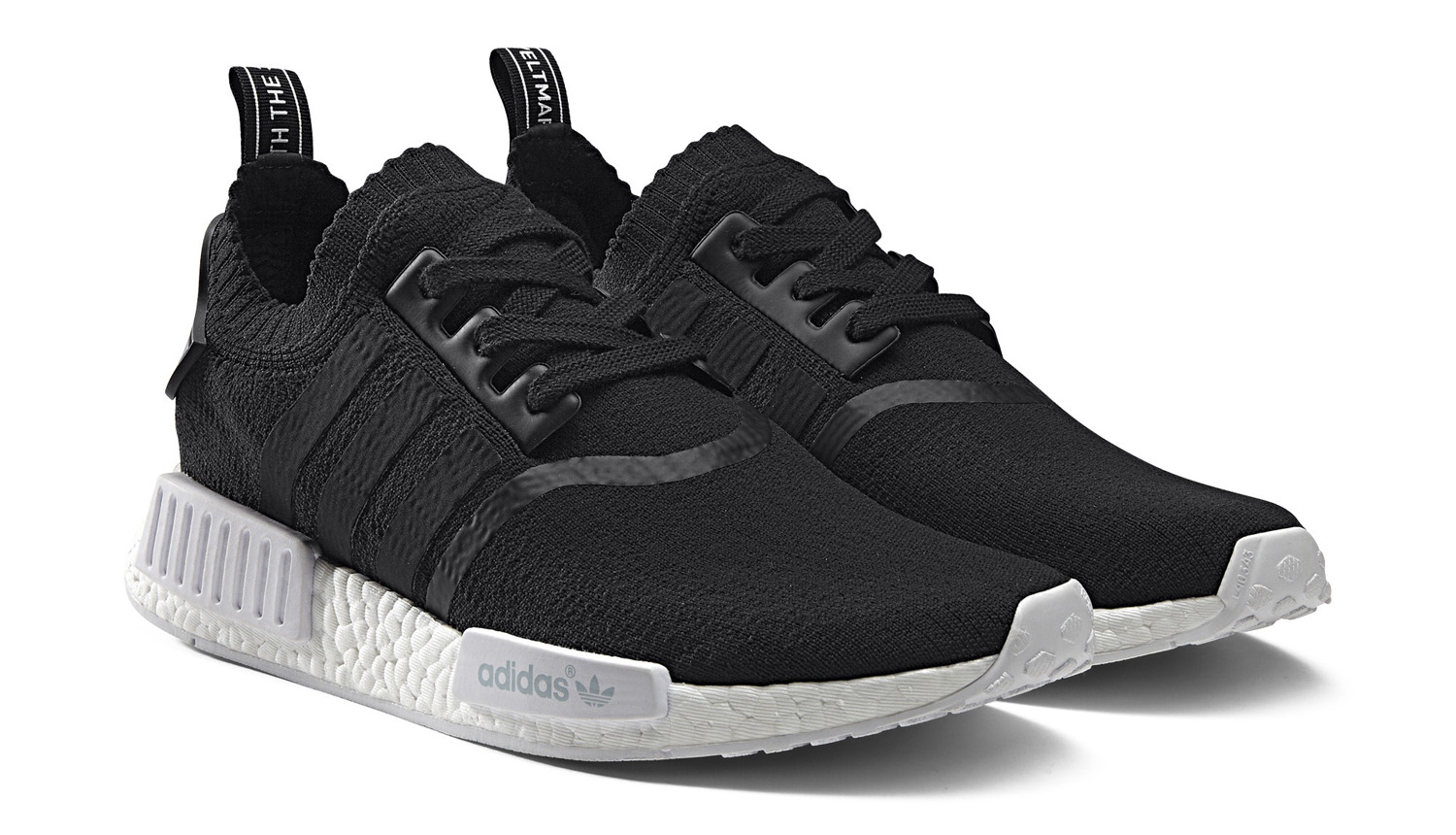 nmd black and white