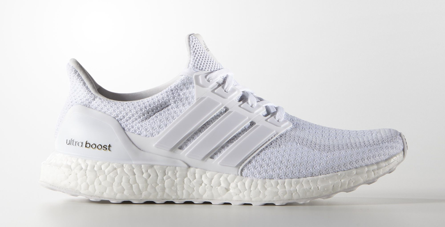 ultra boost white and gold