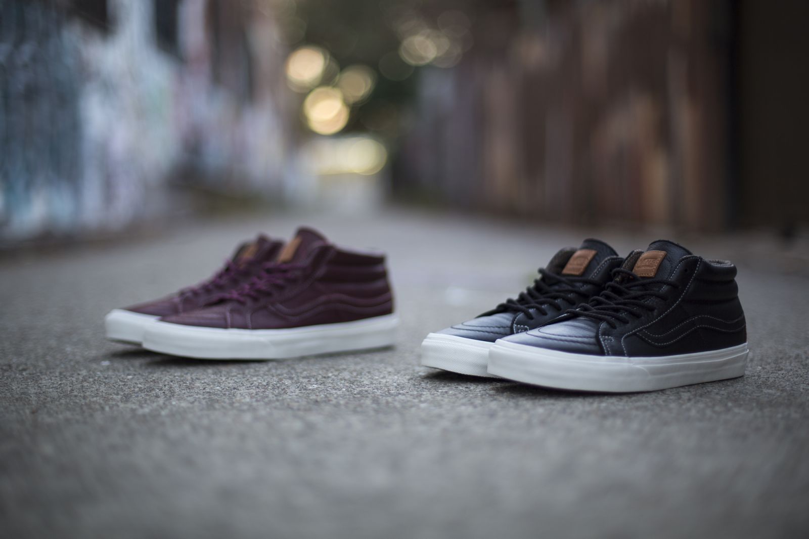 Vans California Sk8 Mid - Waxed Leather 