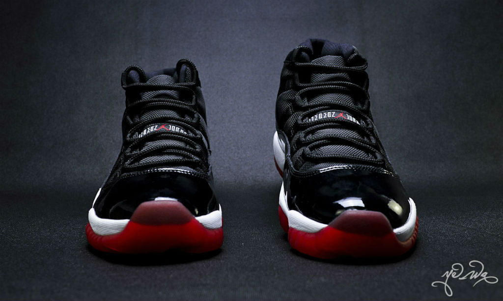 Air Jordan XI 11 Black Red 378037-010 (20)