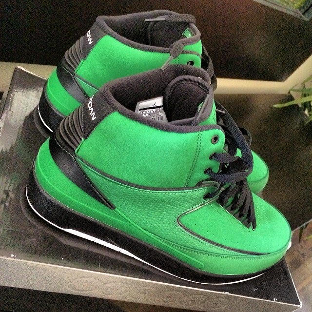 DJ Funk Flex Picks Up Air Jordan II 2 Candy Pack Green