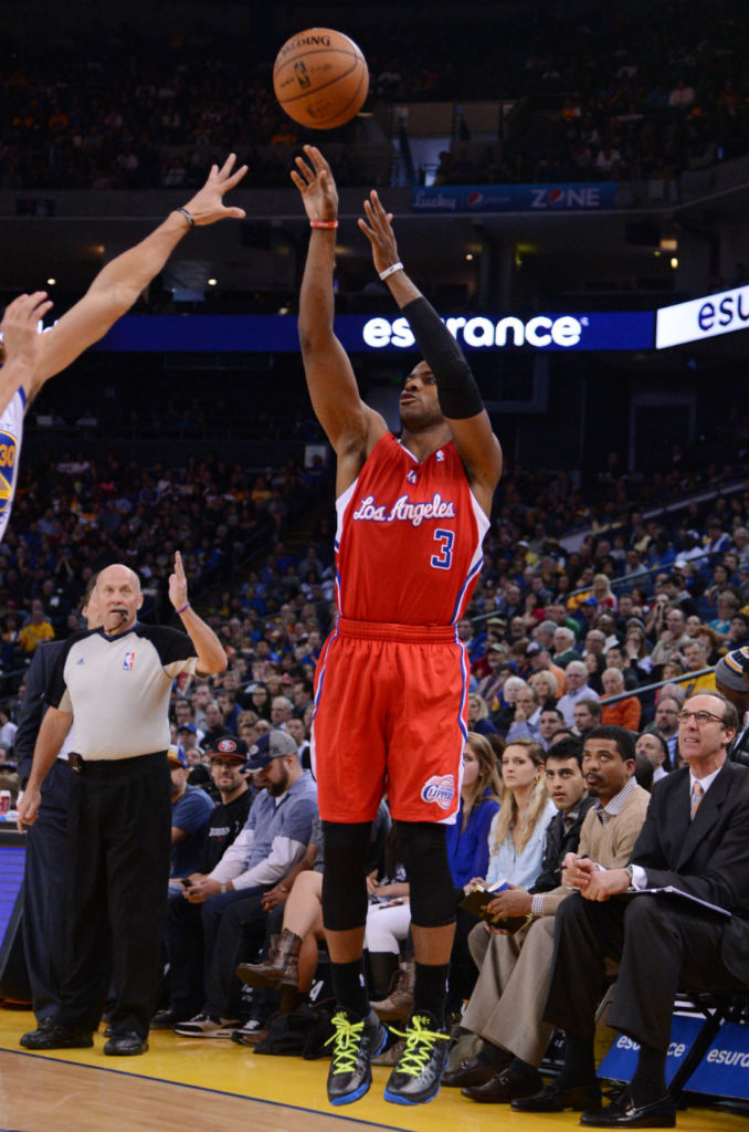 Chris Paul wearing Jordan CP3.VI BHM