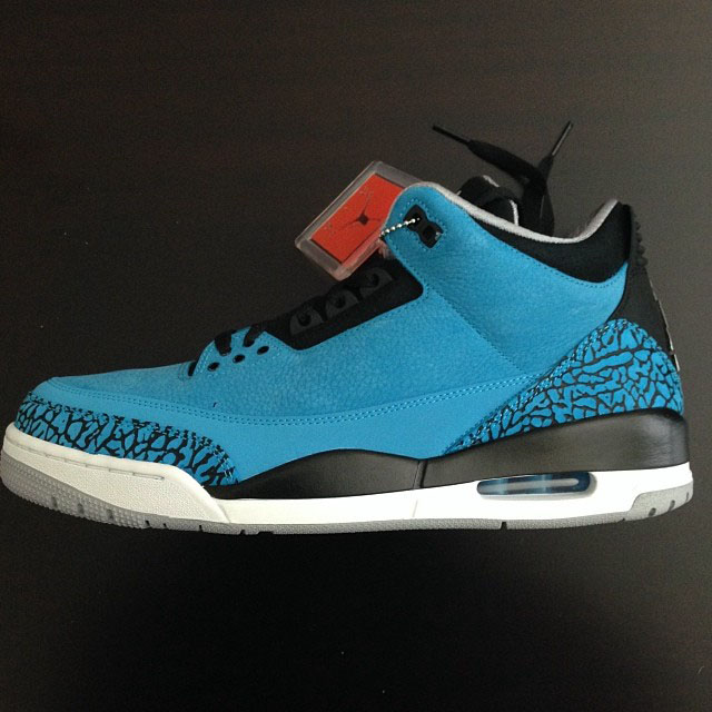 Fat Joe Picks Up Air Jordan 3 Powder Blue