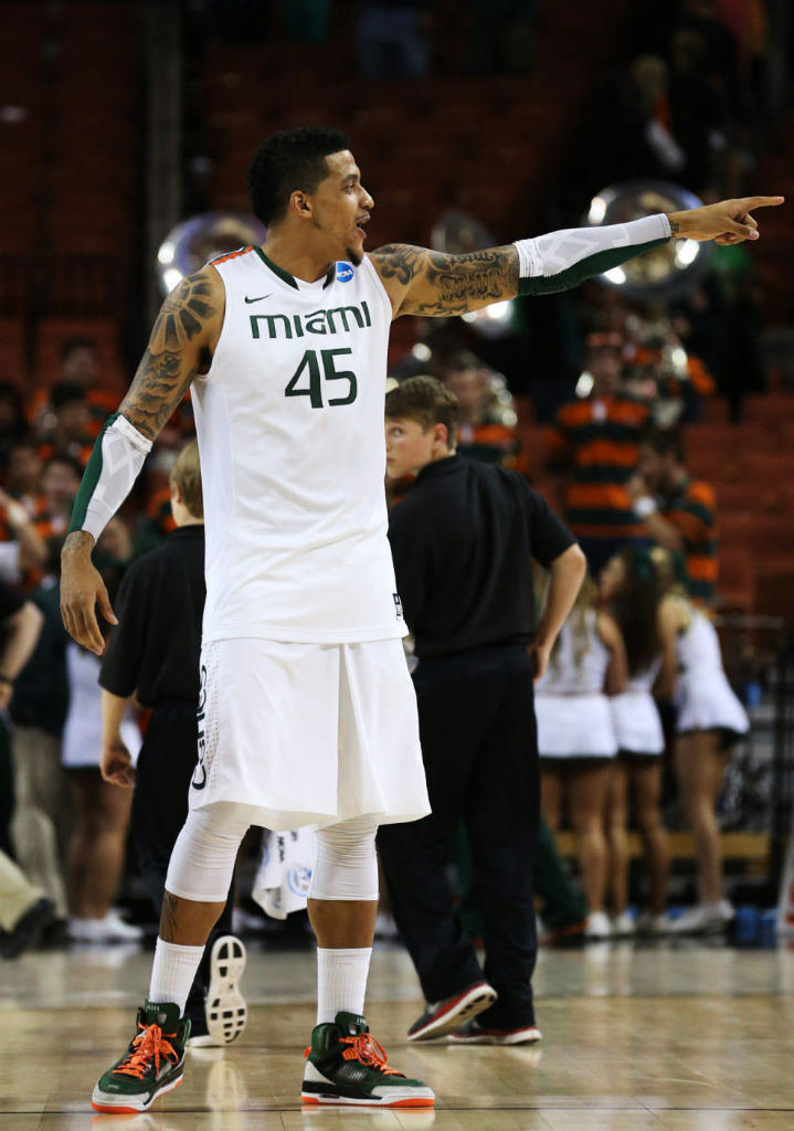 Julian Gamble Wears Solefly x Jordan Spizike Miami Hurricanes (4)