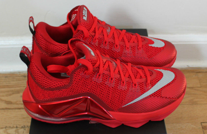 lebron 12 low university red