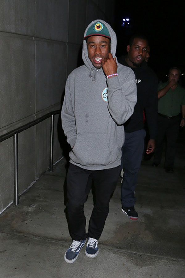 Tyler The Creator wearing Vans Old Skool