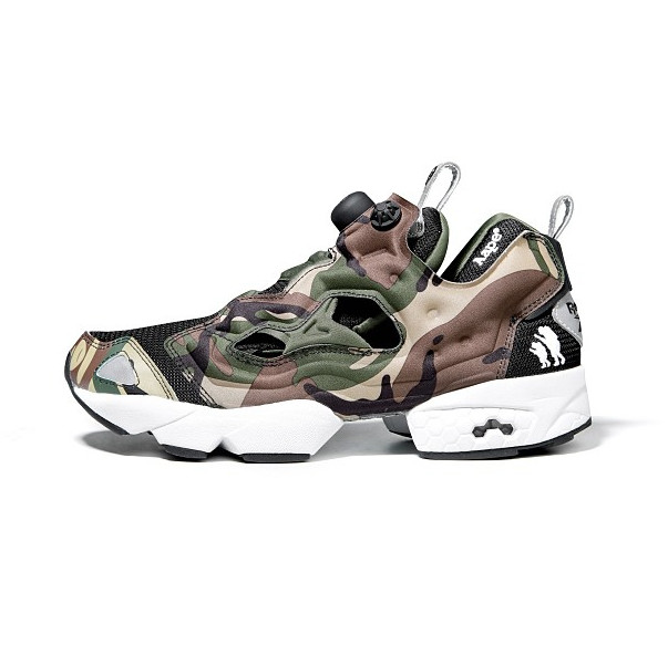 Reebok top pump camo