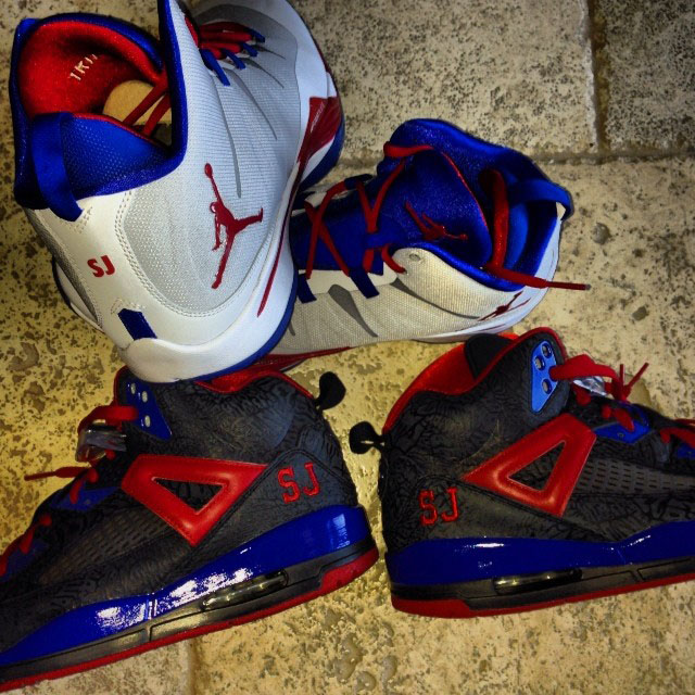 Stephen Jackson's Jordan Spizikes // Clippers