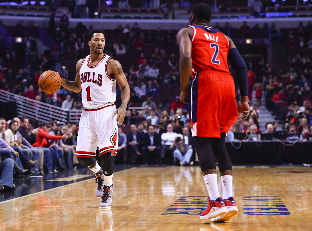 Derrick Rose wearing adidas D Rose 5 Boost Home (3)