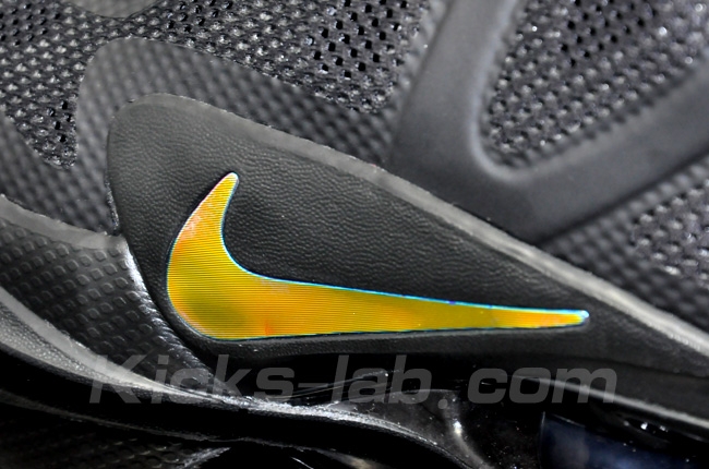 Nike Air Shox Hyperballer Black Dark Grey Metallic Luster 454154-004