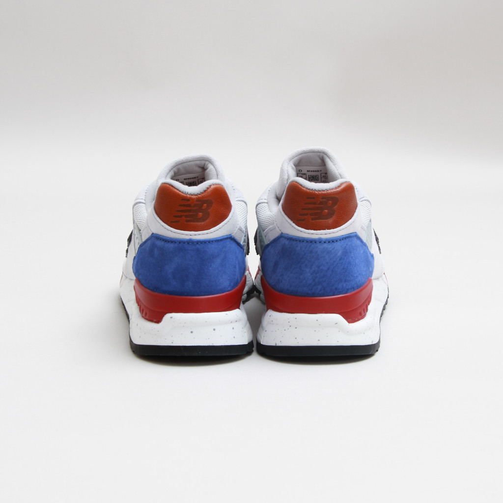 grey blue and red new balance