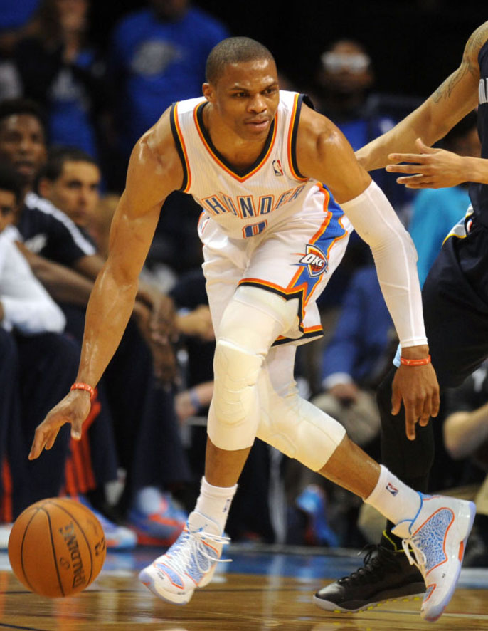 Russell Westbrook Tailored For Playoffs In Air Jordan Xx9 Okc Home Pe Sole Collector