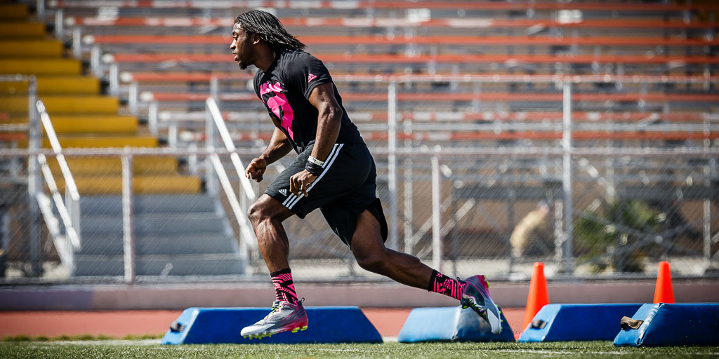 His Mother with Special adidas Cleats 