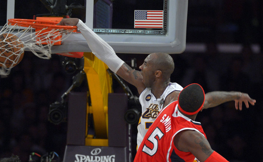 Kobe Bryant Dunks on Kris Humphries & Gerald Wallace