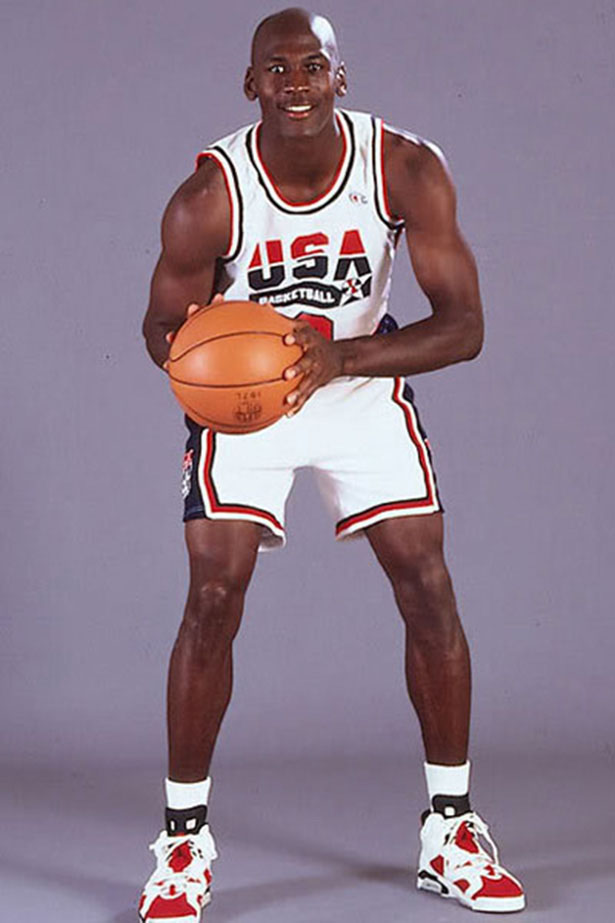 michael jordan wearing jordans