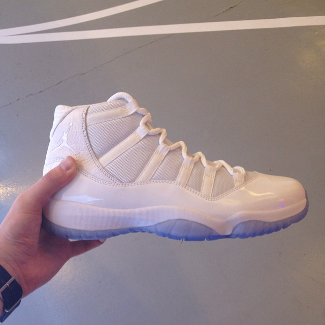 Air Jordan XI 11 All-White Sample