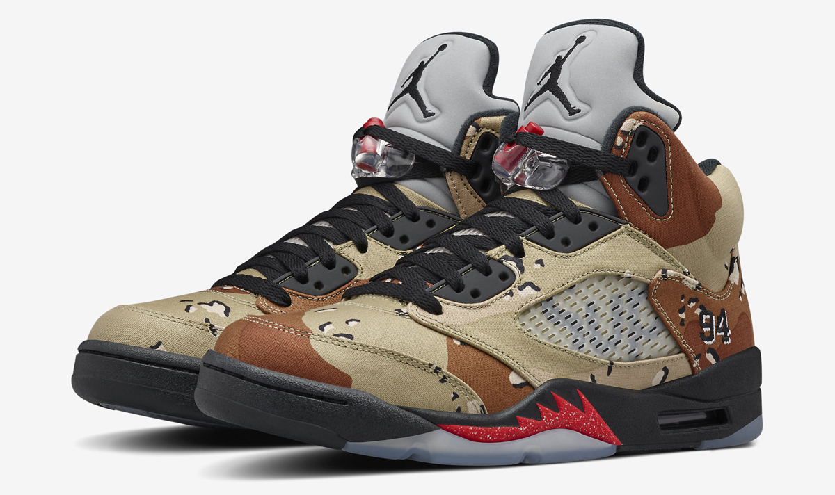 Is the Camo Supreme x Air Jordan 5 