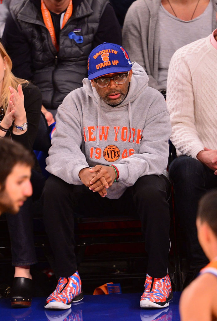 Spike Lee wearing Air Jordan 28 XX8