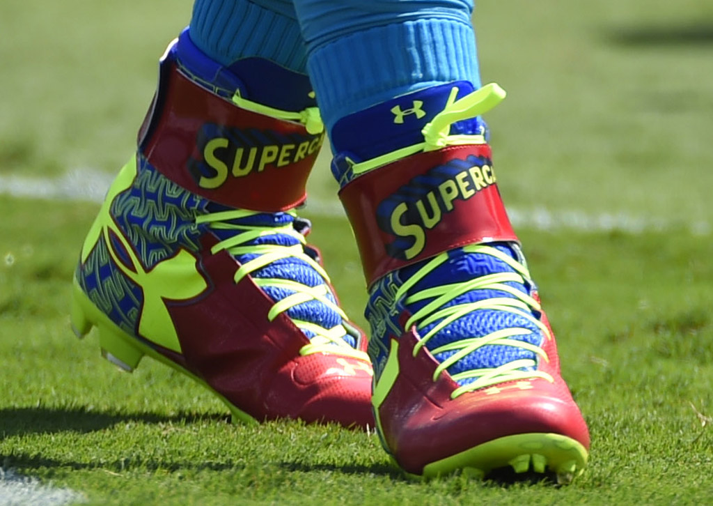 youth under armour cam newton football cleats