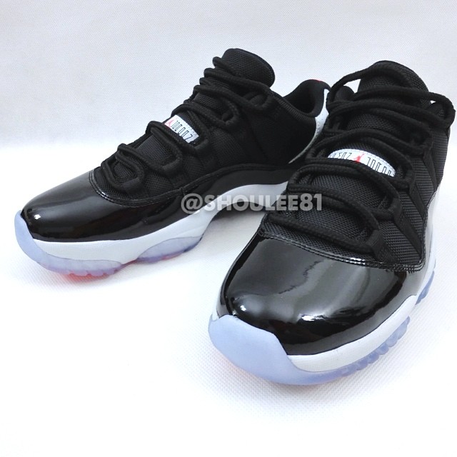 Air Jordan XI 11 Low Black/Infrared-Pure Platinum 528895-023 (4)