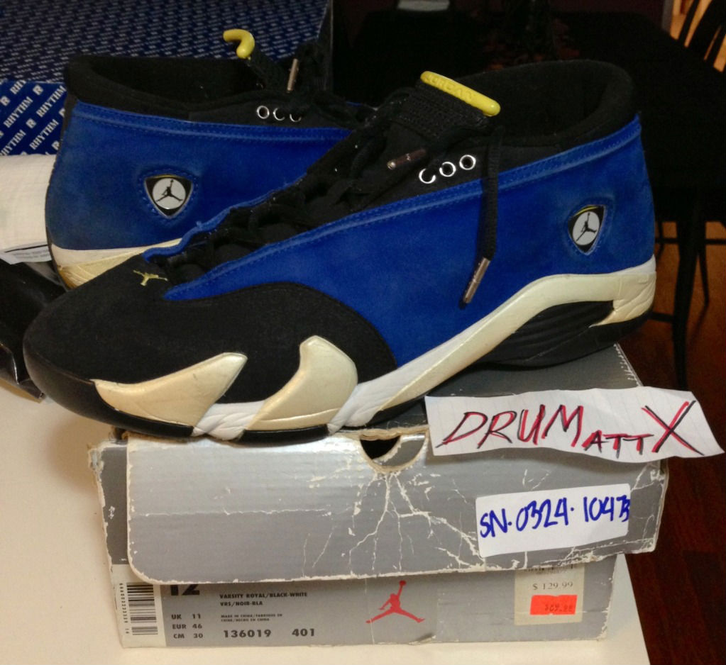 Spotlight // Pickups of the Week 12.1.12 - Air Jordan XIV 14 Laney by DRUMattX