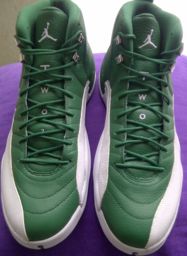 All green best sale jordan 12