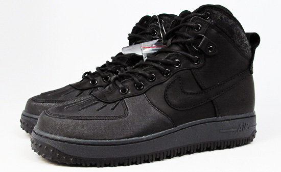 Nike Air Force 1 Duckboot Black Black Anthracite 444745 001