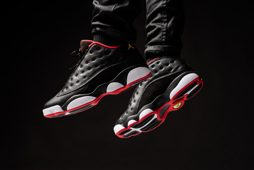 jordan 13 low on feet