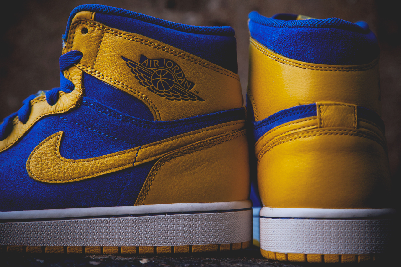 Air Jordan 1 Retro OG Laney heel detail