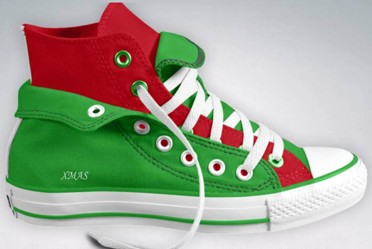 Custom Converse Christmas with Mr. R Sports