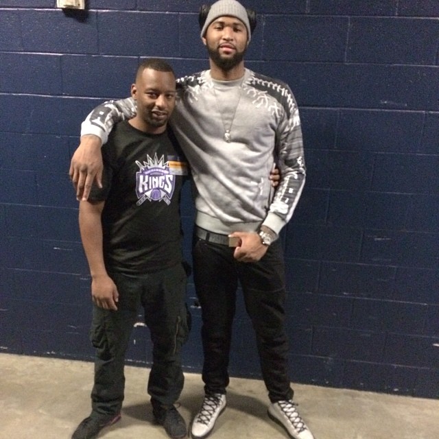 Demarcus Cousins wearing Balenciaga Arena Grey