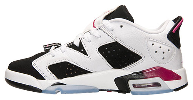 jordan retro 6 pink white and black