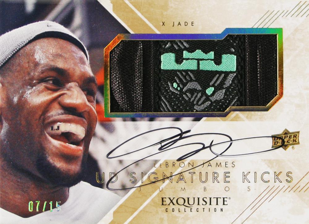 Upper Deck Exquisite Kicks: LeBron James Jade 10