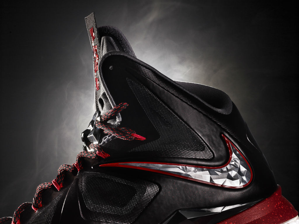 Nike LeBron X 10 Introduced Black Red Chrome Pressure (2)