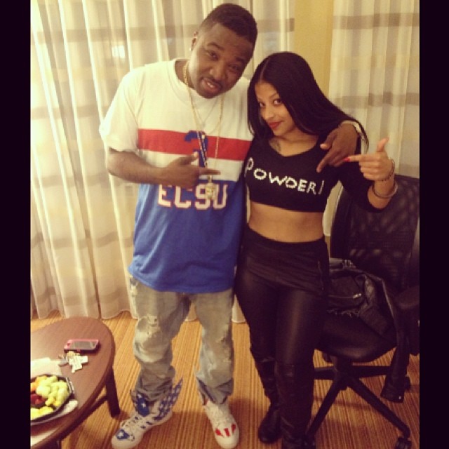 Troy Ave wearing adidas Jeremy Scott Wings 2.0 USA