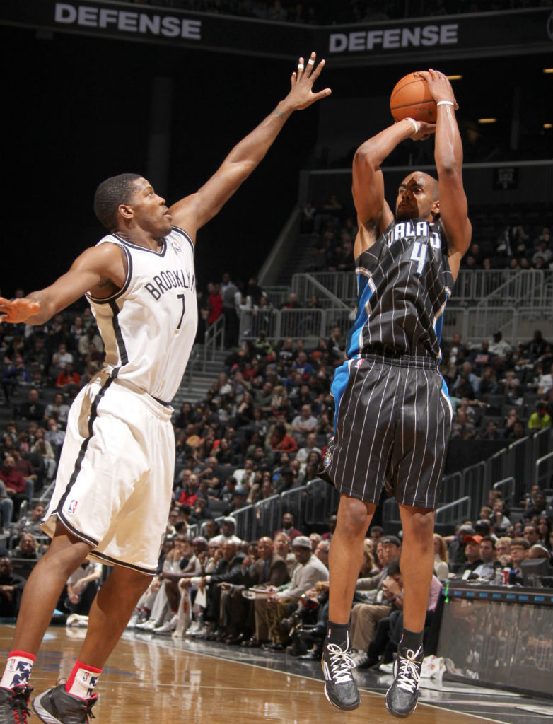 Arron Afflalo wearing adidas adizero Crazy Light 2 Low