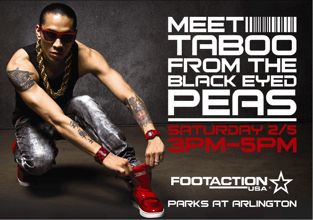 Taboo @ Footaction Arlington