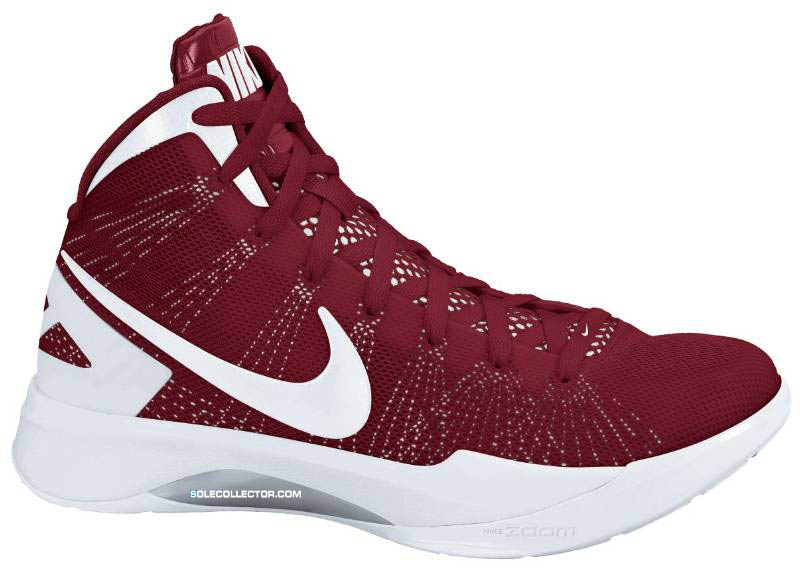 Nike WMNS Zoom Hyperdunk 2011 TB Team Red White Metallic Silver 454150-601