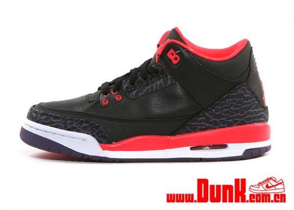 jordan 3 bright crimson