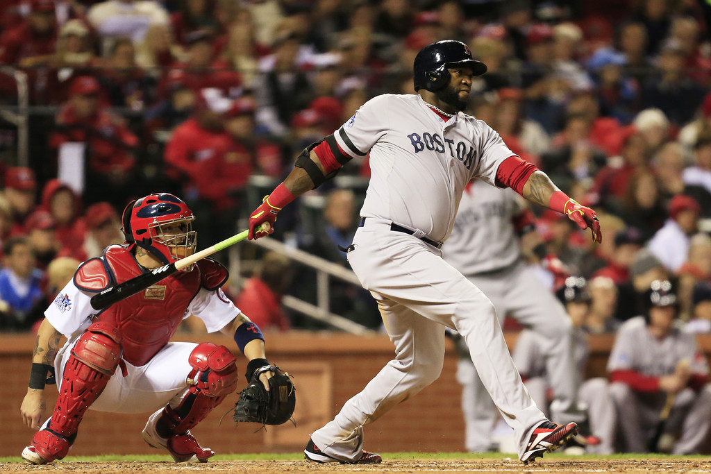 David Ortiz in Reebok PE cleats