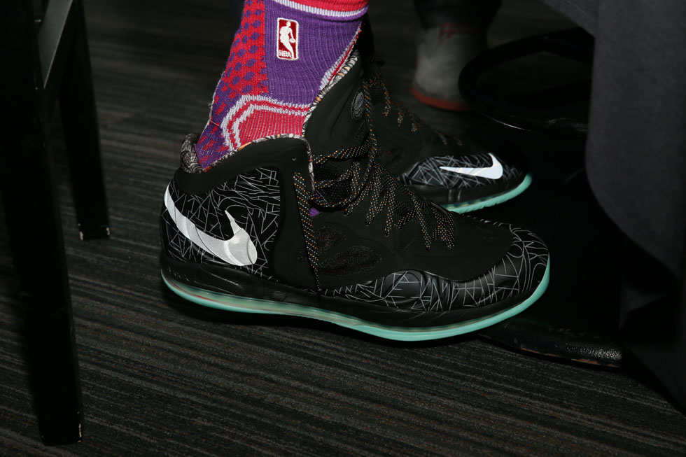 LaMarcus Aldridge wearing Nike Air Max Hyperposite Gumbo All-Star