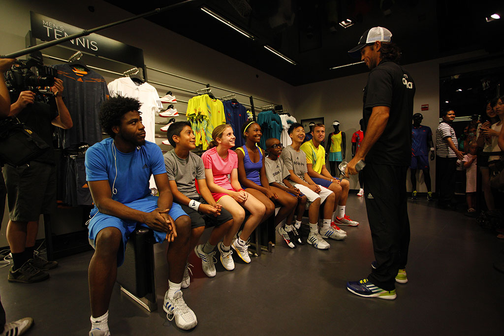 Fans Served By Tennis Stars at adidas Performance Store NY (4)