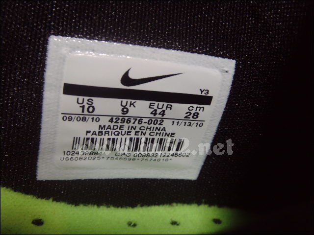 Nike Air Max LeBron 8 V/2 Grey Black Neon 429676-002