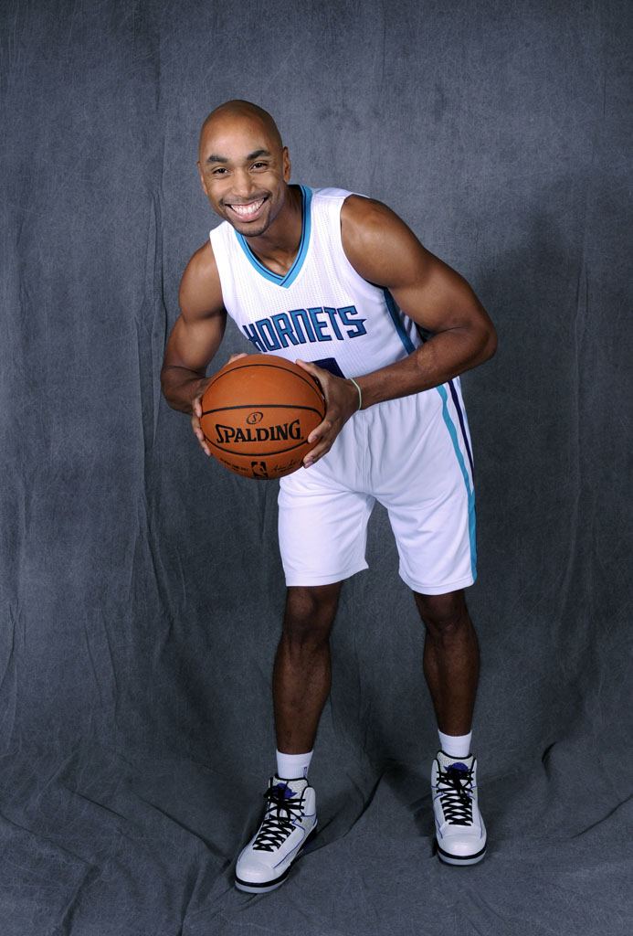 Gerald Henderson wearing Air Jordan II 2 Dark Concord